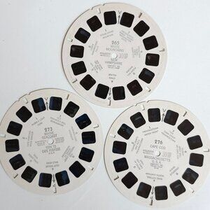 FUN Maine and Northeast USA View Master Reel lot of 3 SAWYER'S